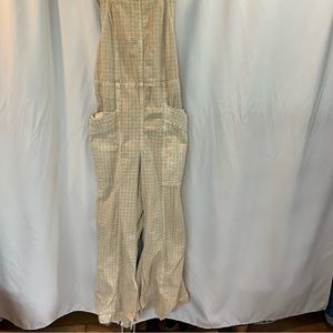 Free people slouchy savannah overalls in gosling